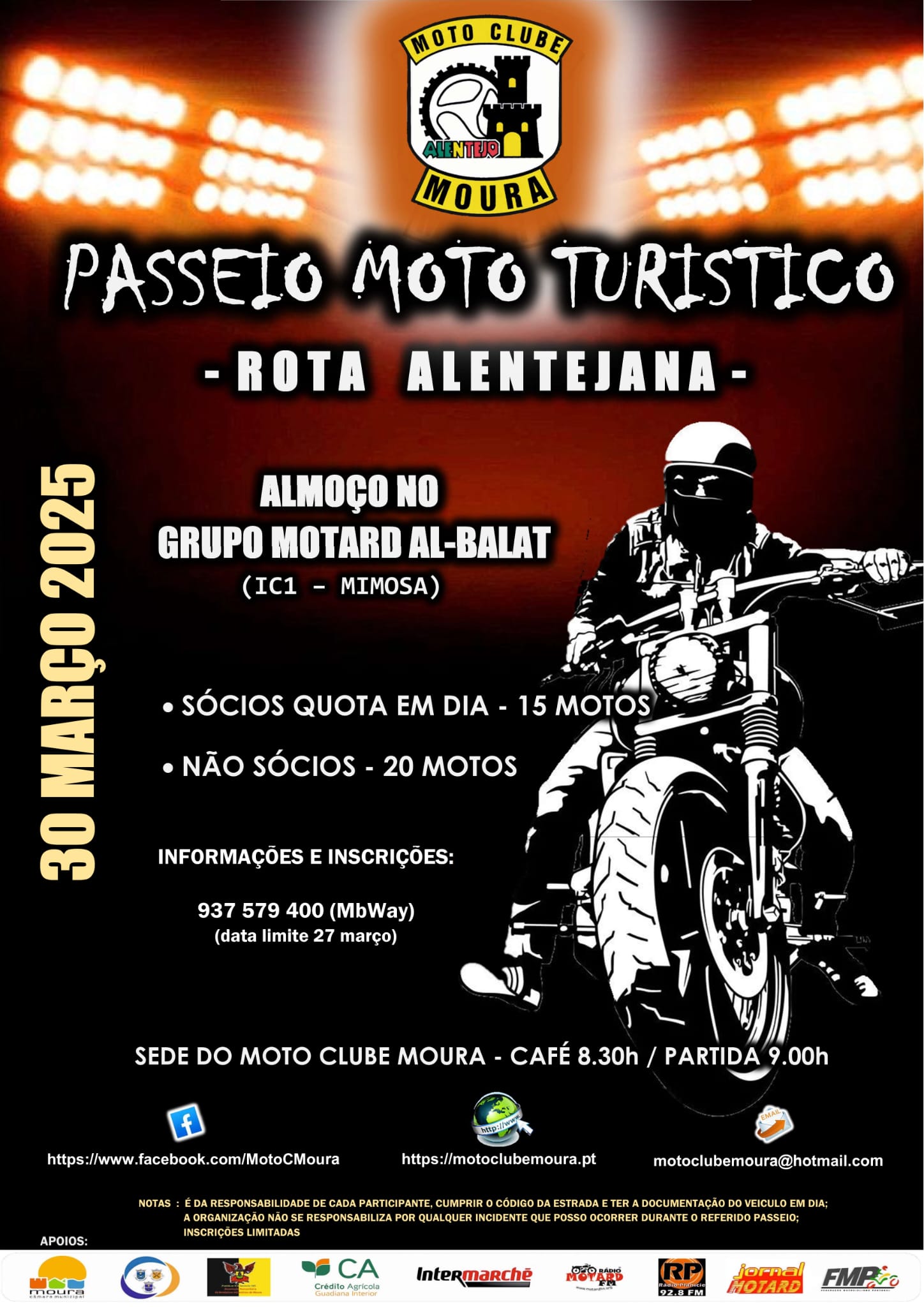 Passeio Moto-Turístico (Rota Alentejana)