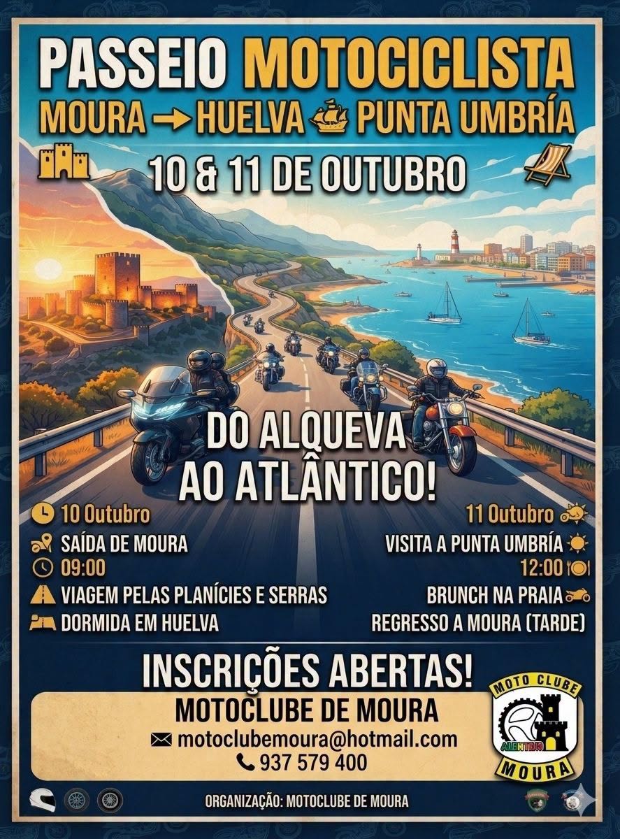 Passeio Moto-Turístico ao Sul de Espanha
